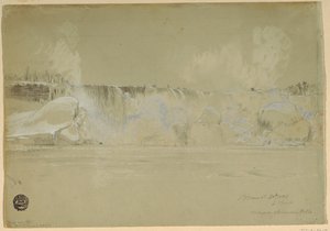 Niagarafälle im Schnee, vom Nordwesten von Frederic Edwin Church