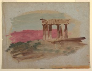 Ruinen des dorischen Tempels, Korinth von Frederic Edwin Church