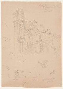 Ruinen der St.-Georgs-Kirche, Lydda [heutiges Lod] von Frederic Edwin Church