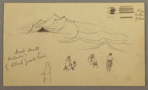 Skizzen. Zelte. Beduinen. von Frederic Edwin Church