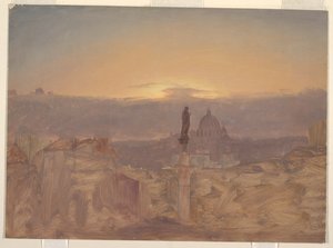 Petersdom vom Pincio, Rom