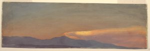 Sonnenuntergangsstudie