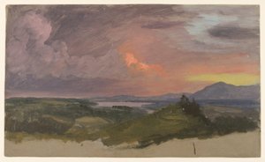 Sonnenuntergang im Hudson Valley