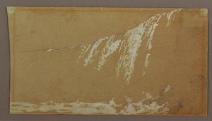 Die kanadischen Fälle und Goat Island am Niagara River