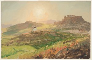 Blick auf die Akropolis, Athen von Frederic Edwin Church