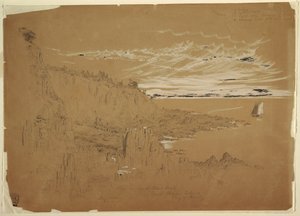 Blick auf South West Head, Grand Manan Island, Bay of Fundy, Kanada von Frederic Edwin Church