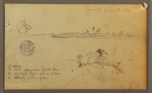 Ansichten des Ostufer des Guayas-Flusses, gegenüber von Guayaquil, Ecuador von Frederic Edwin Church