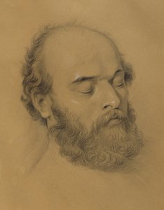 Der tote Rossetti von Frederic James Shields