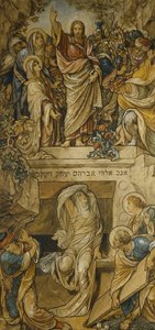 Die Auferweckung des Lazarus von Frederic James Shields