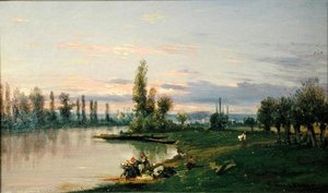 Das Ufer der Seine von Frederic Legrip