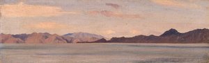 Küste Kleinasiens von Rhodos aus gesehen, 1867 von Frederic Leighton