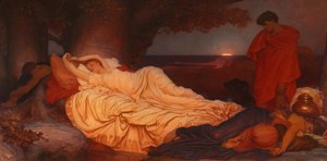 Cymon und Iphigenia, 1884 von Frederic Leighton