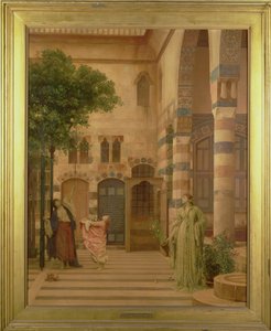 Altes Damaskus: Judenviertel oder Zitronen sammeln, ca. 1873-1874 von Frederic Leighton