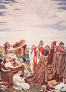 Phönizier handeln mit frühen Briten, Illustration aus 