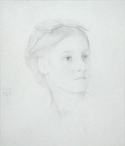 Porträt von May Sartoris (1845-1925) 1854