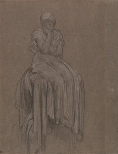 Studie für Einsamkeit von Frederic Leighton