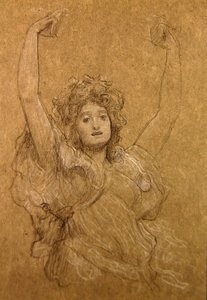 Studie eines tanzenden Mädchens von Frederic Leighton
