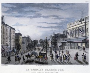Le Gymnasium dramatique - in „Paris en 1832“ von Martens von Frederic Martens