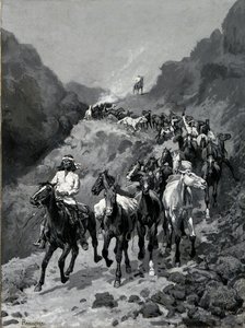 Geronimo und seine Bande kehren von einem Überfall in Mexiko zurück