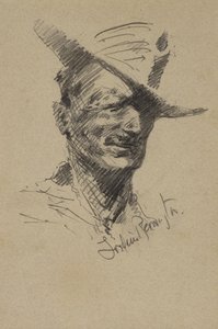 Selbstporträt von Frederic Remington