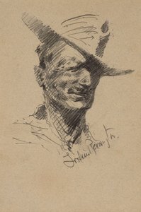 Selbstporträt von Frederic Remington