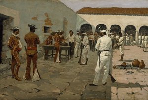 Die Mier-Expedition: Die Ziehung der schwarzen Bohne (Gefangene ziehen ihre Bohnen)