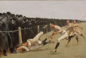 Touchdown, Yale gegen Princeton, Thanksgiving Day, 27. Nov. 1890, Yale 32, Princeton 0 von Frederic Remington