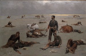 Was eine unmarkierte Kuh gekostet hat von Frederic Remington