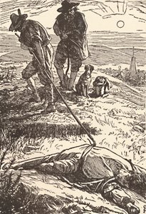 Illustration aus Geschichte der Pest Defoe, 1862, 1923
