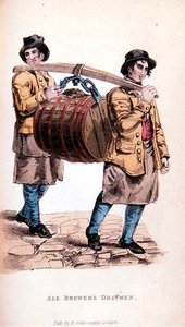 Die Ale-Brauer Draymen aus Ackermanns Welt im Miniaturformat