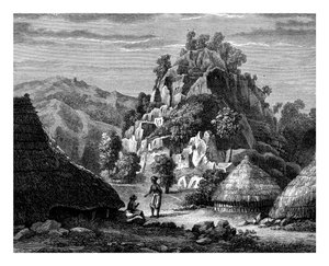 Landschaft der Insel Timor, 19. Jahrhundert
