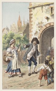 In Paris gibt es eine Dame von Frederic Theodore (after) Lix