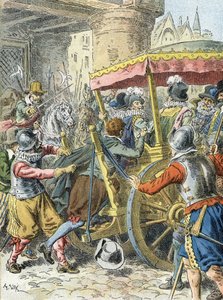 Ermordung von König Heinrich IV. (1610) von Frederic Theodore (after) Lix