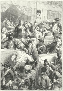 Aufstand vom 1. Prairial Jahr III, Paris, 20. Mai 1795 von Frederic Theodore (after) Lix