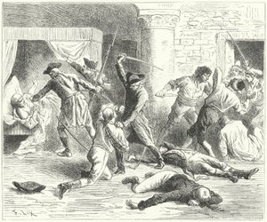 Massaker an den Franzosen in Verona von Frederic Theodore (after) Lix