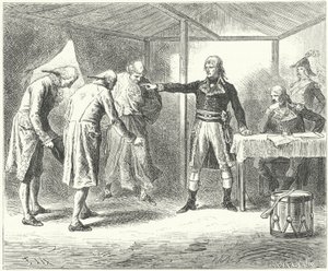 Napoleon entlässt die venezianische Delegation nach den Massakern der Franzosen in Venedig und Verona von Frederic Theodore (after) Lix