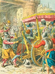 Ermordung von König Heinrich IV. von Frankreich von Frederic Theodore Lix