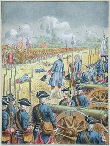 Schlacht von Fontenoy am 11. Mai von Frederic Theodore Lix