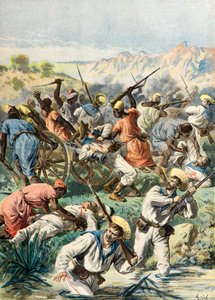 Massaker an englischen Soldaten von Frederic Theodore Lix