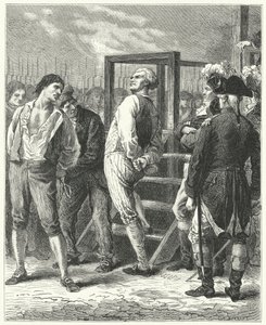 Die Hinrichtung von Georges Danton, 1794
