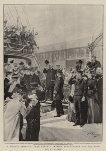 Ein herzlicher Abschied, Lord Roberts verlässt Southampton in Richtung Kap von Frederic de Haenen