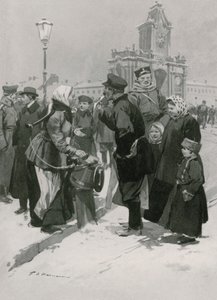 Ein Straßenverkäufer von Salzheringen von Frederic de Haenen