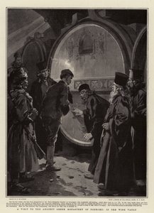 Ein Besuch im antiken griechischen Kloster von Podrome, im Weinkeller von Frederic de Haenen