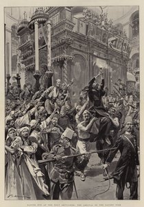 Ostersamstag am Heiligen Grab, die Ankunft des Heiligen Feuers von Frederic de Haenen