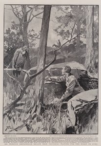 Mr. Winston Churchills Flucht aus Pretoria, Warten auf die Nacht