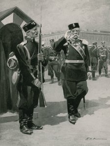 Offizier und Wächter von Frederic de Haenen