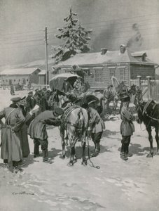 Poststation im Ural von Frederic de Haenen