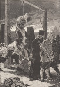 Die Hinrichtung von Alexander Kvyatkovsky und Andrey Presnyakov am 16. November 1880