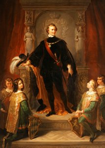 Porträt von Ludwig I., König von Bayern von Frederich August Kaulbach