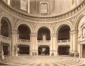 Die Kuppel in der Radcliffe-Bibliothek, Illustration aus der 
